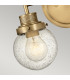 Hinkley Poppy Bathroom Wall Lamp Heritage Brass IP44-4