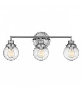Hinkley Poppy Bathroom Wall Lamp Polished Chrome IP44-1
