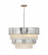 Hinkley Reverie Cylindrical Pendant Ceiling Light Champagne Gold-1