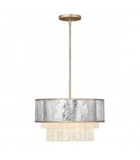 Hinkley Reverie Cylindrical Pendant Ceiling Light Champagne Gold-1