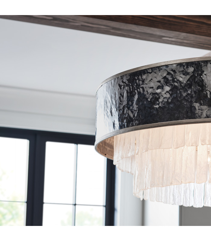 Hinkley Reverie Cylindrical Pendant Ceiling Light Champagne Gold-6