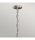 Kichler Roux Cylindrical Pendant Ceiling Light Brushed Nickel-3
