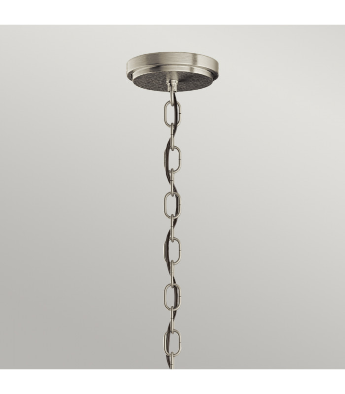Kichler Roux Cylindrical Pendant Ceiling Light Brushed Nickel-3