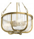 Kichler Roux Cylindrical Pendant Ceiling Light Natural Brass-2