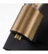 Hinkley Silas Wall Lamp Aged Zinc & Heritage Brass-2