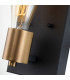 Hinkley Silas Wall Lamp Aged Zinc & Heritage Brass-4