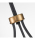 Hinkley Silas Cylindrical Pendant Ceiling Light Aged Zinc & Heritage Brass-2