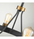 Hinkley Silas Cylindrical Pendant Ceiling Light Aged Zinc & Heritage Brass-3