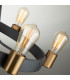 Hinkley Silas Cylindrical Pendant Ceiling Light Aged Zinc & Heritage Brass-3