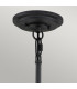Hinkley Silas Cylindrical Pendant Ceiling Light Aged Zinc & Heritage Brass-4