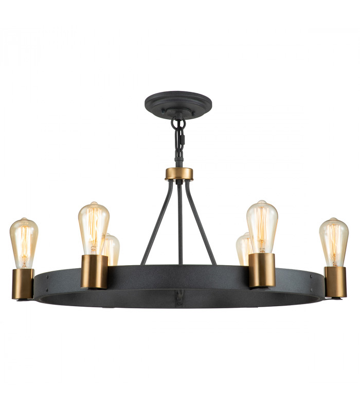 Hinkley Silas Cylindrical Pendant Ceiling Light Aged Zinc & Heritage Brass-6