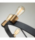 Hinkley Silas Cylindrical Pendant Ceiling Light Aged Zinc & Heritage Brass-2