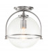 Hinkley Somerset Globe Ceiling Light Brushed Nickel-1