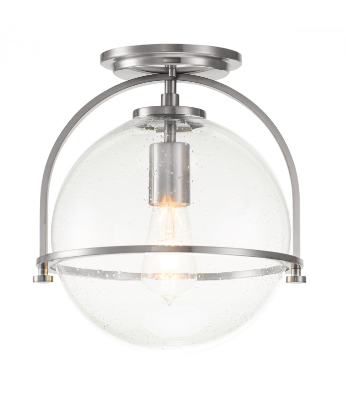 Hinkley Somerset Globe Ceiling Light Brushed Nickel-1