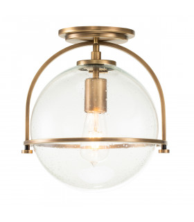 Hinkley Somerset Globe Ceiling Light Heritage Brass-1