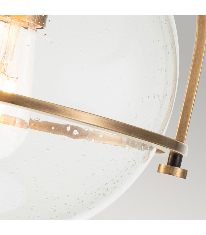 Hinkley Somerset Globe Ceiling Light Heritage Brass-3