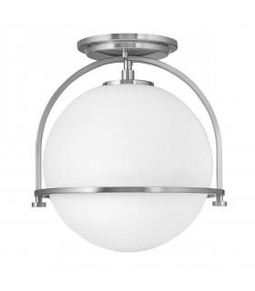 Hinkley Somerset Globe Ceiling Light Brushed Nickel-1