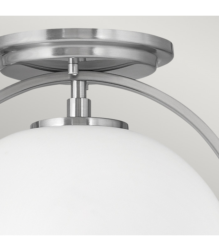 Hinkley Somerset Globe Ceiling Light Brushed Nickel-2