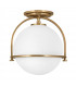 Hinkley Somerset Globe Ceiling Light Heritage Brass-1