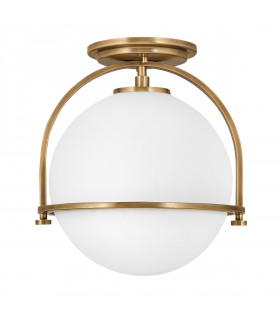 Hinkley Somerset Globe Ceiling Light Heritage Brass-1