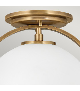 Hinkley Somerset Globe Ceiling Light Heritage Brass-2