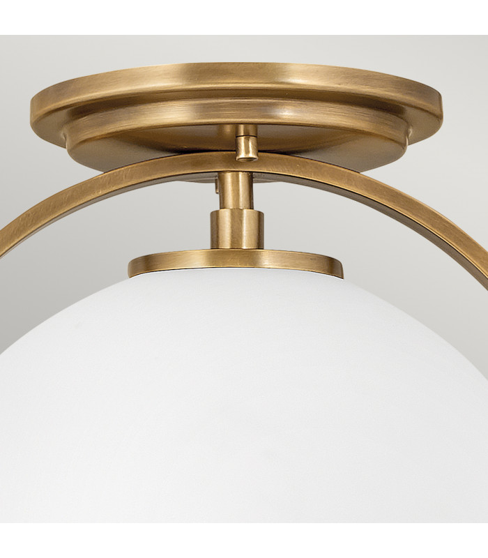 Hinkley Somerset Globe Ceiling Light Heritage Brass-2