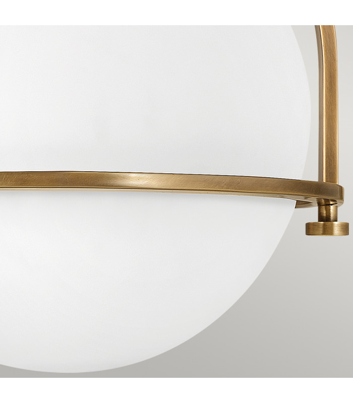 Hinkley Somerset Globe Ceiling Light Heritage Brass-4