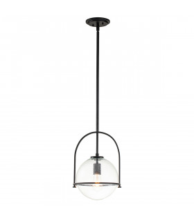 Hinkley Somerset Globe Pendant Ceiling Light Black-1