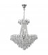 6 Light Crystal Chandelier Chrome Finish, E14 - 1