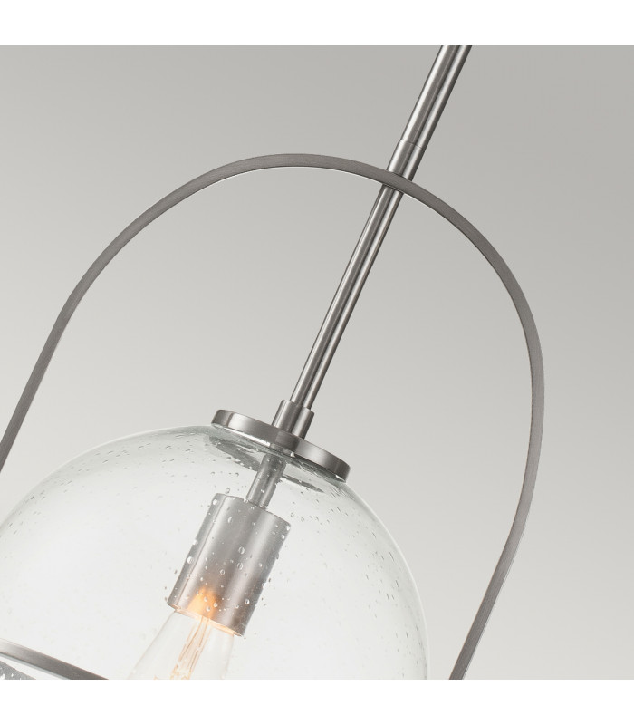 Hinkley Somerset Globe Pendant Ceiling Light Brushed Nickel-4