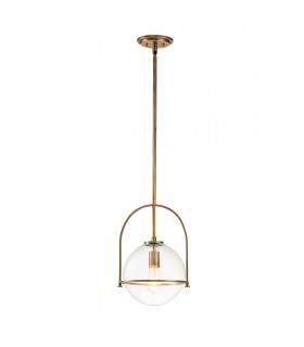Hinkley Somerset Globe Pendant Ceiling Light Heritage Brass-1