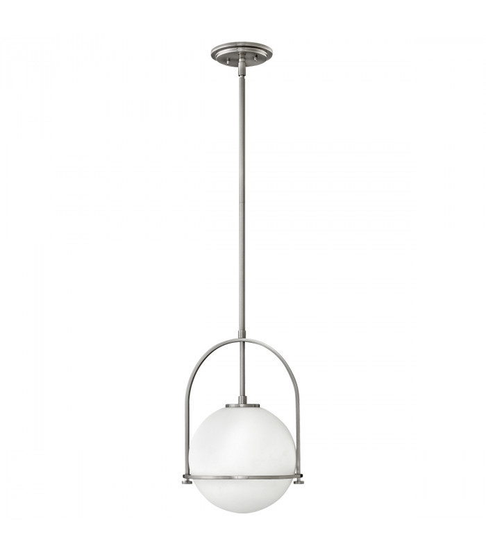 Hinkley Somerset Globe Pendant Ceiling Light Brushed Nickel-1