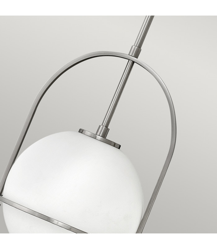 Hinkley Somerset Globe Pendant Ceiling Light Brushed Nickel-3