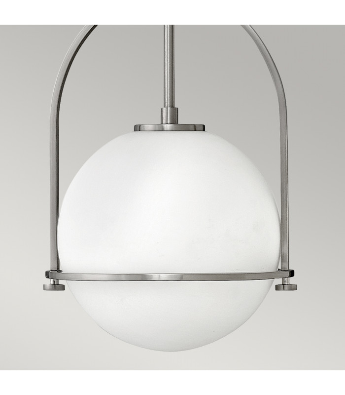 Hinkley Somerset Globe Pendant Ceiling Light Brushed Nickel-4