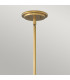 Hinkley Somerset Globe Pendant Ceiling Light Heritage Brass-2