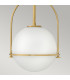 Hinkley Somerset Globe Pendant Ceiling Light Heritage Brass-4