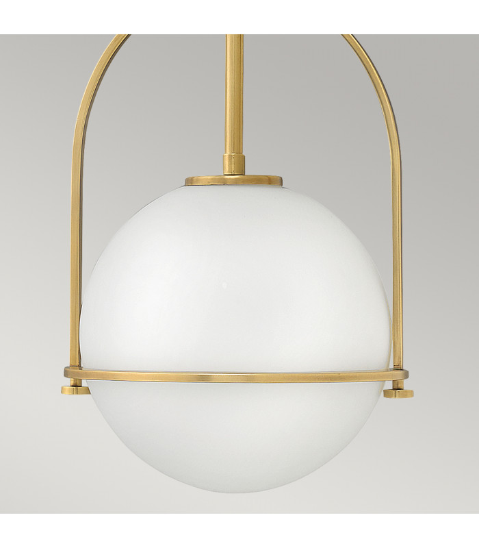 Hinkley Somerset Globe Pendant Ceiling Light Heritage Brass-4
