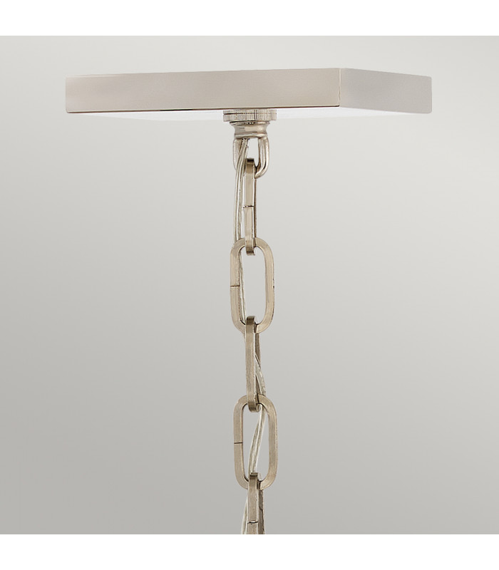 Hinkley Stinson Lanterns Pendant Ceiling Light Black with Polished Nickel-2