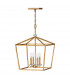 Hinkley Stinson Lanterns Pendant Ceiling Light Distressed Brass-1