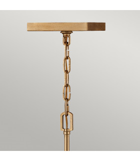Hinkley Stinson Lanterns Pendant Ceiling Light Distressed Brass-2