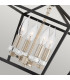 Hinkley Stinson Lanterns Pendant Ceiling Light Black with Polished Nickel-4