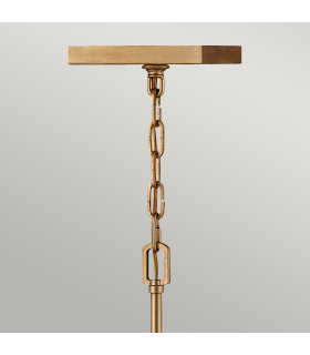 Hinkley Stinson Lanterns Pendant Ceiling Light Distressed Brass-2