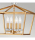 Hinkley Stinson Lanterns Pendant Ceiling Light Distressed Brass-5