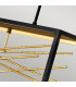 Hinkley Styx Integrated LED Bar Pendant Ceiling Light Black & Golded Gold 3000K-3