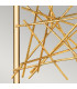 Hinkley Styx Integrated LED Pendant Ceiling Light Black & Golded Gold 3000K-4