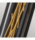 Hinkley Styx Integrated LED Wall Lamp Black & Golded Gold 3000K-3