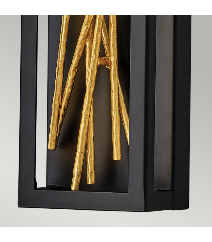 Hinkley Styx Integrated LED Wall Lamp Black & Golded Gold 3000K-4