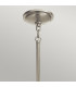 Kichler Tollis Globe Pendant Ceiling Light Brushed Nickel & White-3