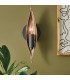 Hinkley Willow Wall Lamp Carbon Black with Deluxe Gold-5