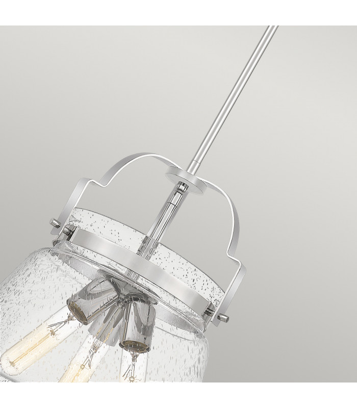 Quoizel Wimberley Dome Pendant Ceiling Light Polished Chrome-3